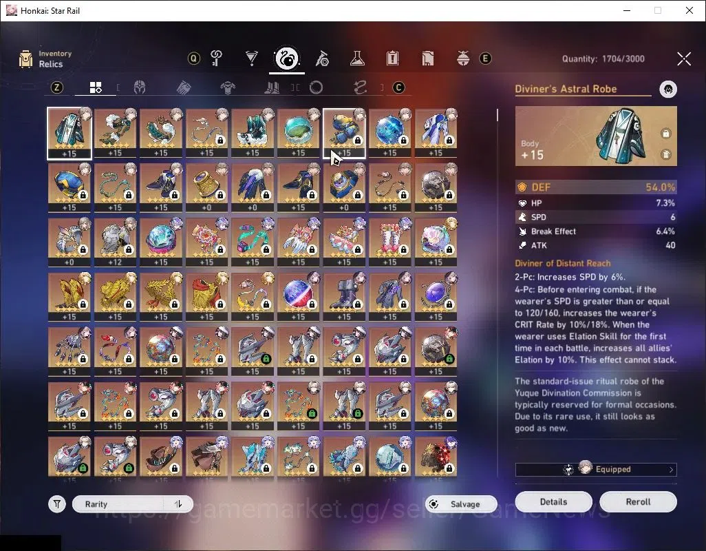 Honkai Star Rail Accounts Mid Game Asia|TL 70| 20 Limited |[SW 999,Firefly,The 8