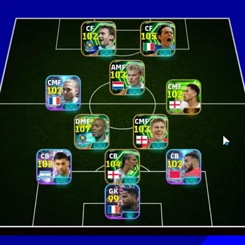 eFootball Accounts Others Android|Power 3197|Epic Claude Makelele,Filippo Inzaghi,Rui Costa,Steven Gerrard,Rio