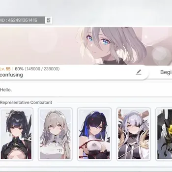Chaos Zero Nightmare Accounts Global|Lv 55|4 SSR|2Limted(Rossweisse M1,Sereniel,Chizuru,Khalipe)|5 SELECTOR ON,200Rescue