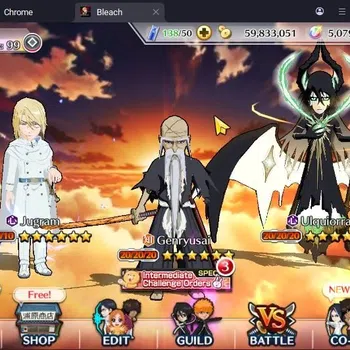 Bleach: Brave Souls Accounts Starter Global |590k BP+5K Orb|Fresh Story|Yoruichi & Genryusai TYBW26,Ulquiorra & Grimmjow