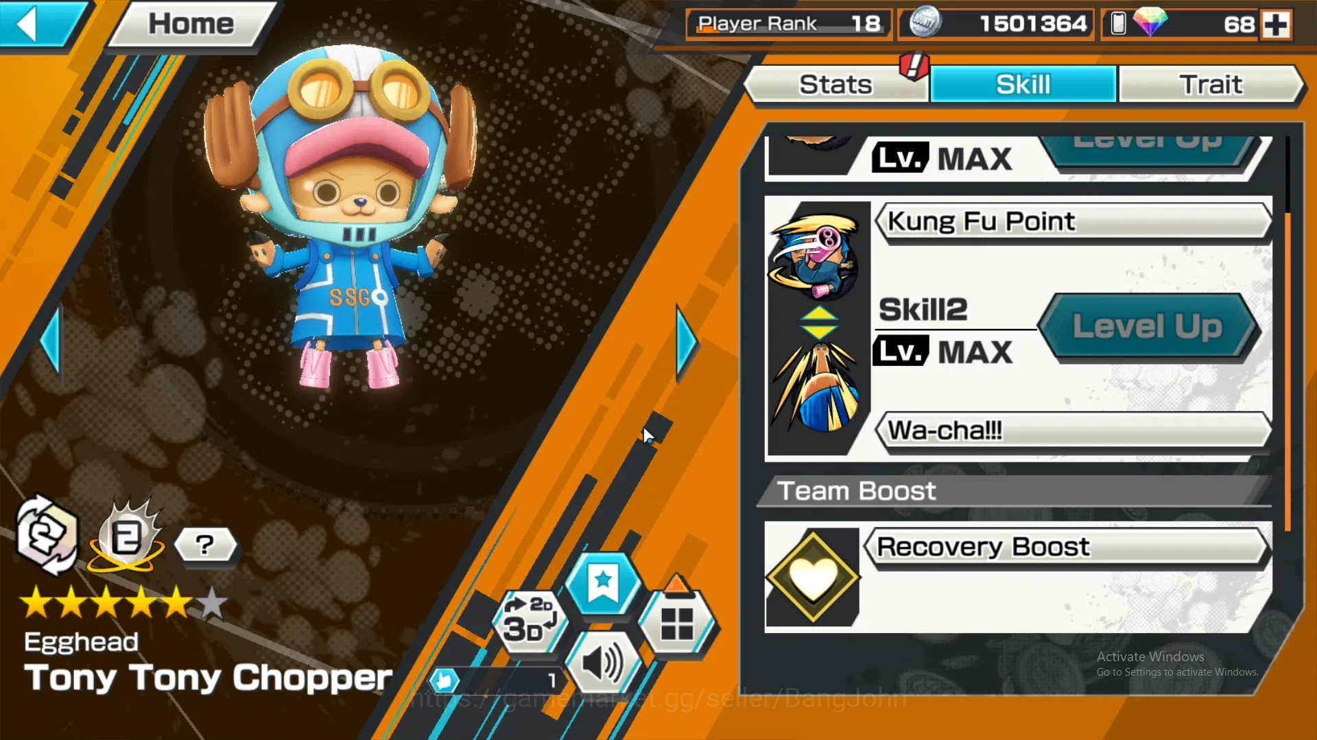 One Piece Bounty Rush Accounts GLOBAL | MAX 6 | EX 2 | GP Roger, LH D. garp, Capt image 6