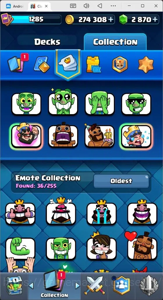 Clash Royale Accounts Mobile |Trophy 7443|7 EVO Cards|2 Hero Card|2,8k G image 15