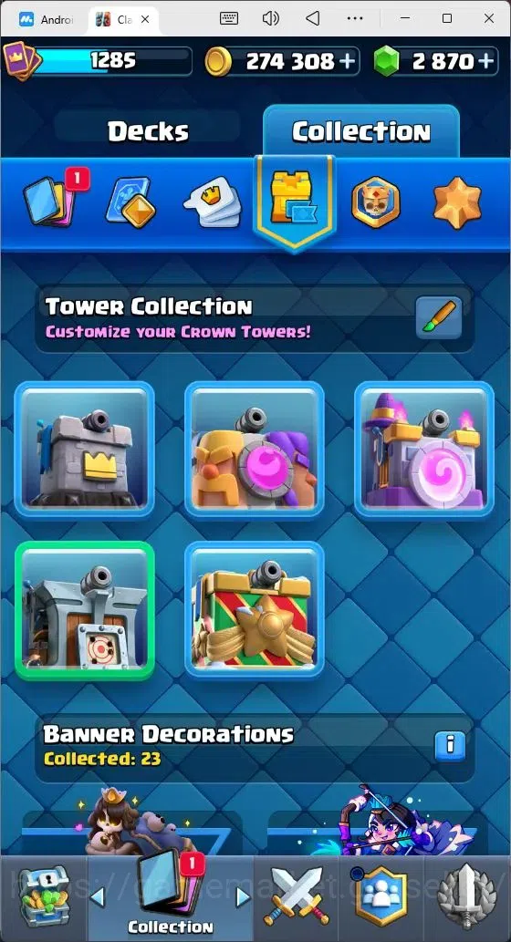 Clash Royale Accounts Mobile |Trophy 7443|7 EVO Cards|2 Hero Card|2,8k G image 16