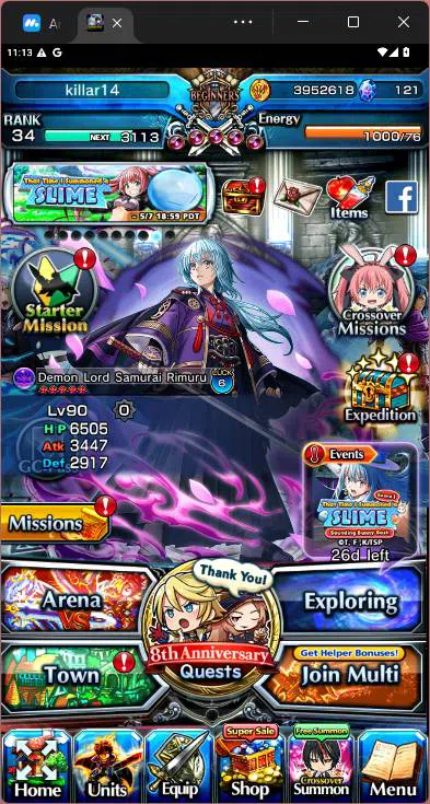 Grand Summoners Accounts GLOBAL|11 Ascend|Summer Miyu, Shuna TW, DLRimuru T image 1