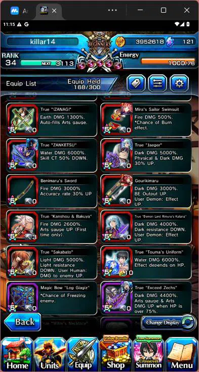 Grand Summoners Accounts GLOBAL|11 Ascend|Summer Miyu, Shuna TW, DLRimuru T image 5