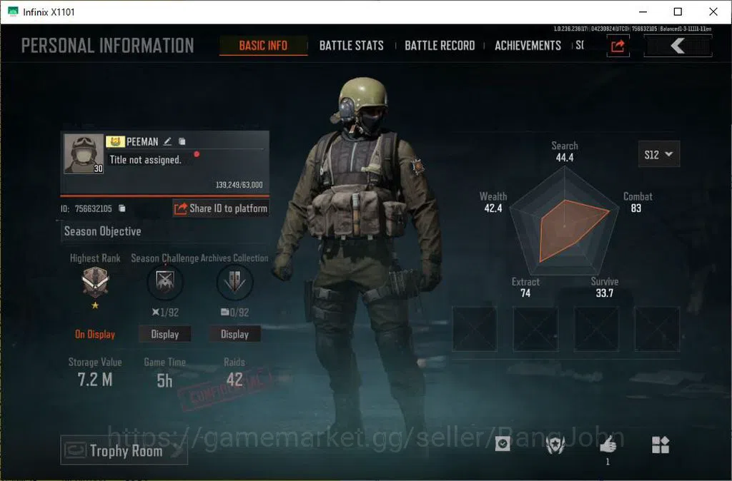 Arena Breakout Accounts MOBILE|LVL30 SV 7,2M|CV 4,1M|MORE SK WEAPON MORE D image 1
