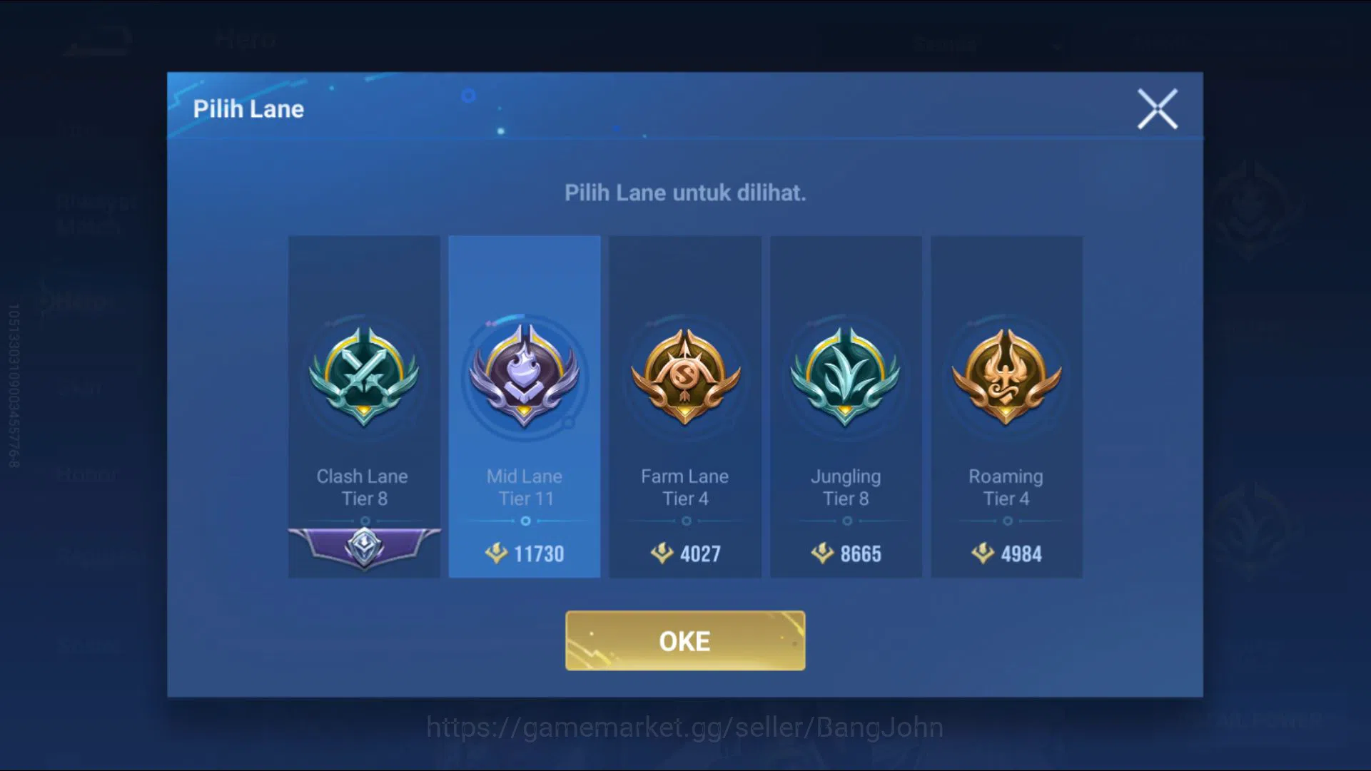 Honor of Kings Accounts Others [GLOBAL] 112H/118S | LGD ALLAIN/WUKONG | KIC LUNA | 2025 NUWA/LAM | LIMIT DOLIA | MANY 3