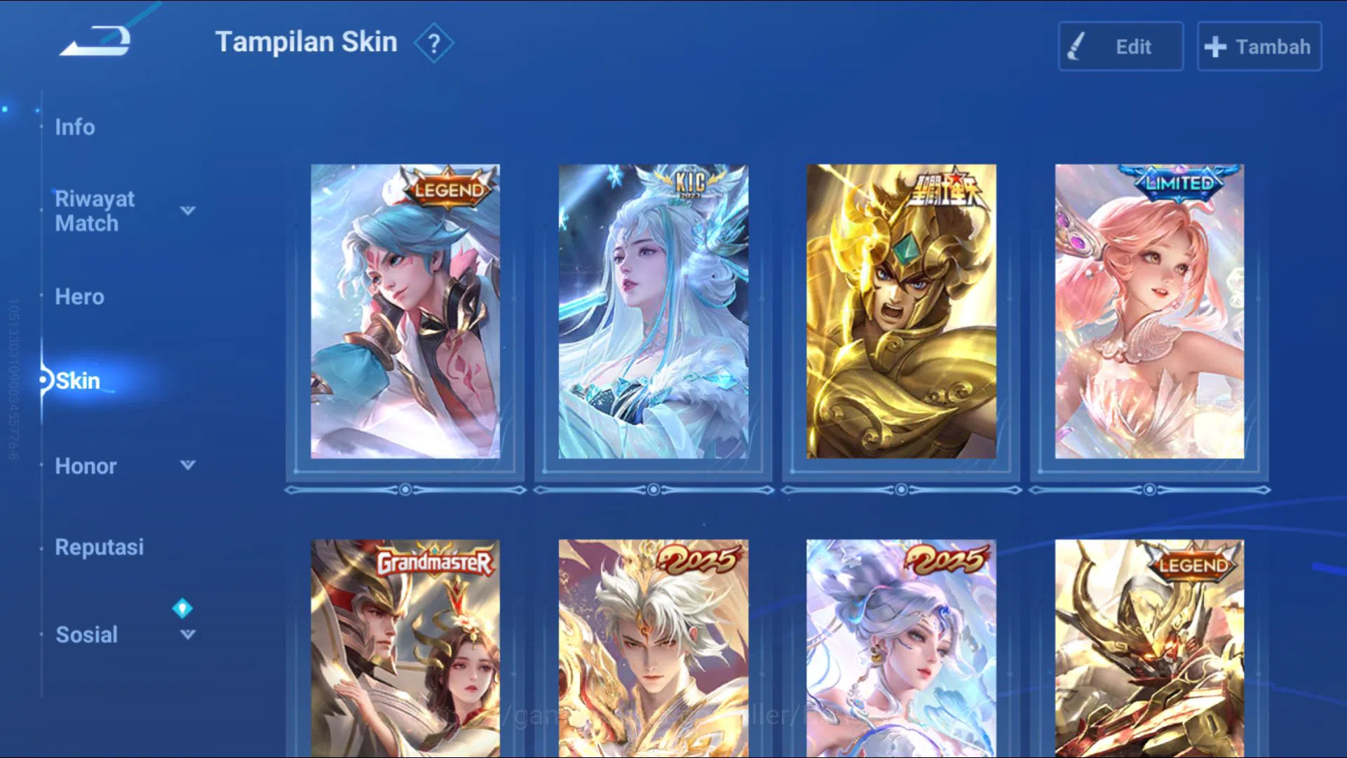 Honor of Kings Accounts Others [GLOBAL] 112H/118S | LGD ALLAIN/WUKONG | KIC LUNA | 2025 NUWA/LAM | LIMIT DOLIA | MANY 4