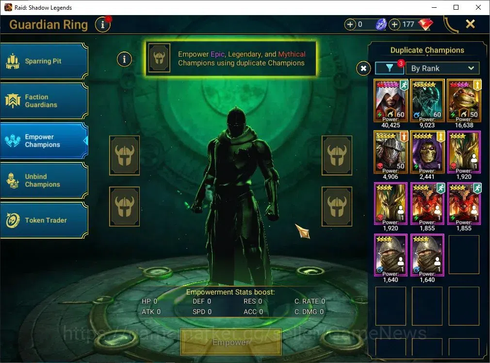 Raid: Shadow Legends Accounts Lv48 745k Power|1 Mythic(Alaz The Sun)|15 Legend(W image 14