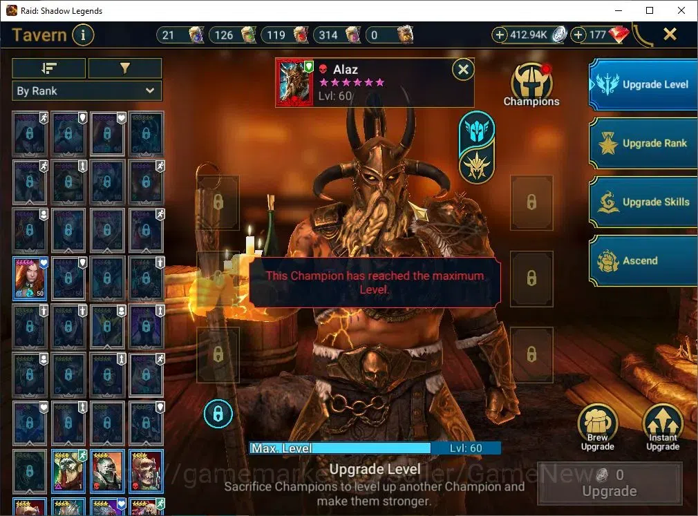 Raid: Shadow Legends Accounts Lv48 745k Power|1 Mythic(Alaz The Sun)|15 Legend(W image 16