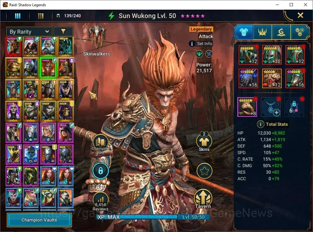 Raid: Shadow Legends Accounts Lv48 745k Power|1 Mythic(Alaz The Sun)|15 Legend(W image 6