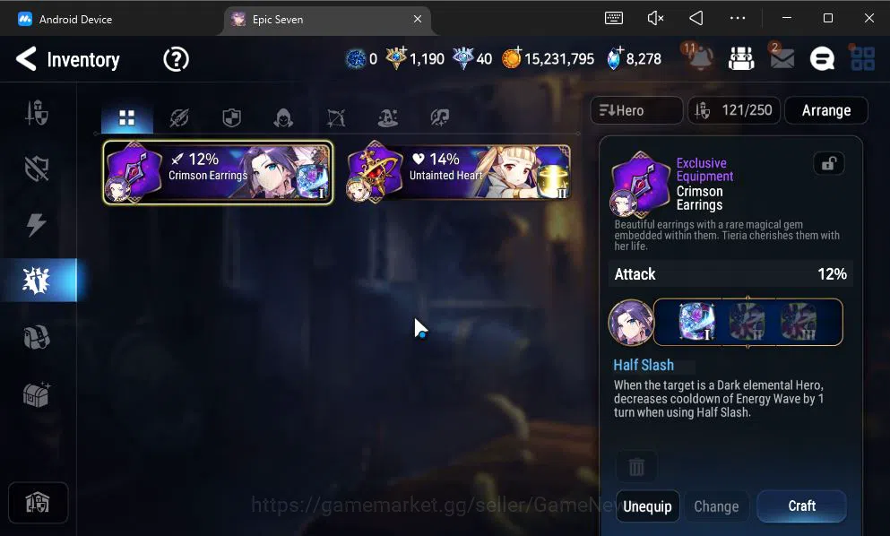 Epic Seven Accounts GLOBAL Unverif|8 ML(Salome,NM Luna,Har Setti,Etc)+ image 11