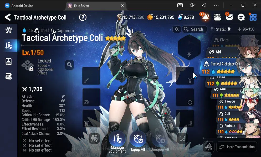 Epic Seven Accounts GLOBAL Unverif|8 ML(Salome,NM Luna,Har Setti,Etc)+ image 2