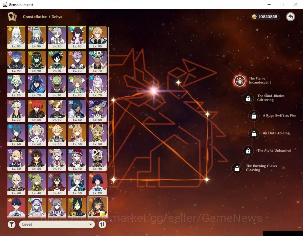 Genshin Impact Accounts ASIA|AR57|PremTeam Flins,Zibai,Varka|9Limited+3(*5 image 16