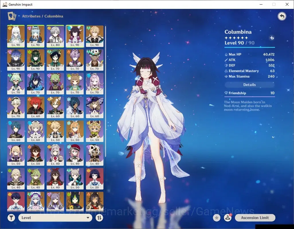 Genshin Impact Accounts ASIA|AR57|PremTeam Flins,Zibai,Varka|9Limited+3(*5 image 5
