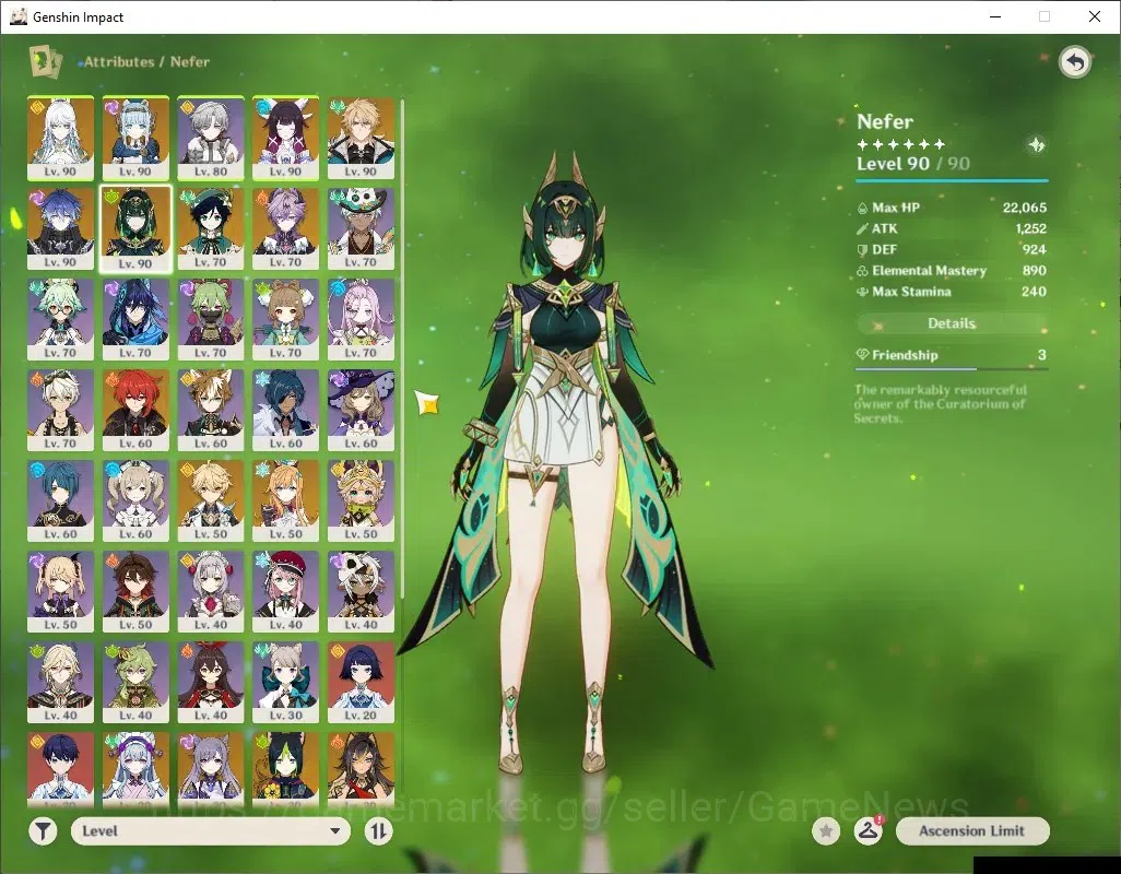 Genshin Impact Accounts ASIA|AR57|PremTeam Flins,Zibai,Varka|9Limited+3(*5 image 8