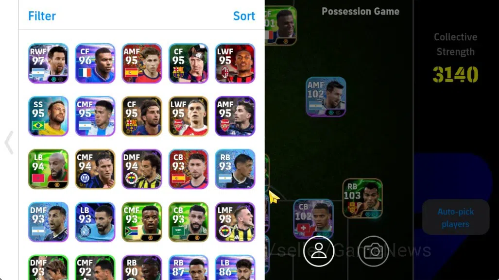 eFootball Accounts Android|Epic Jan Koller,Andry Shevchenko,Bojan Krk image 2