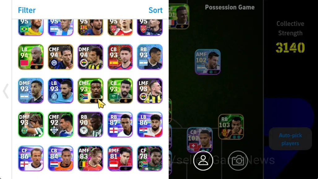 eFootball Accounts Android|Epic Jan Koller,Andry Shevchenko,Bojan Krk image 3