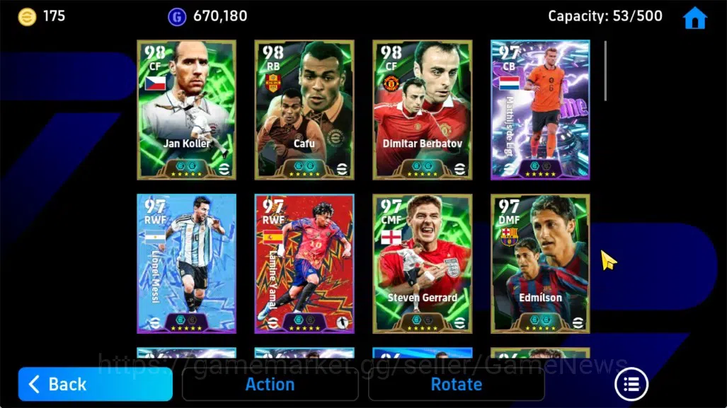 eFootball Accounts Android|Epic Jan Koller,Andry Shevchenko,Bojan Krk image 4