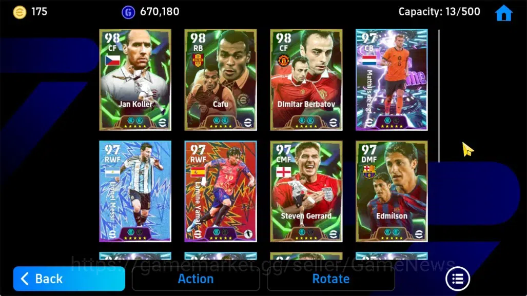 eFootball Accounts Android|Epic Jan Koller,Andry Shevchenko,Bojan Krk image 7