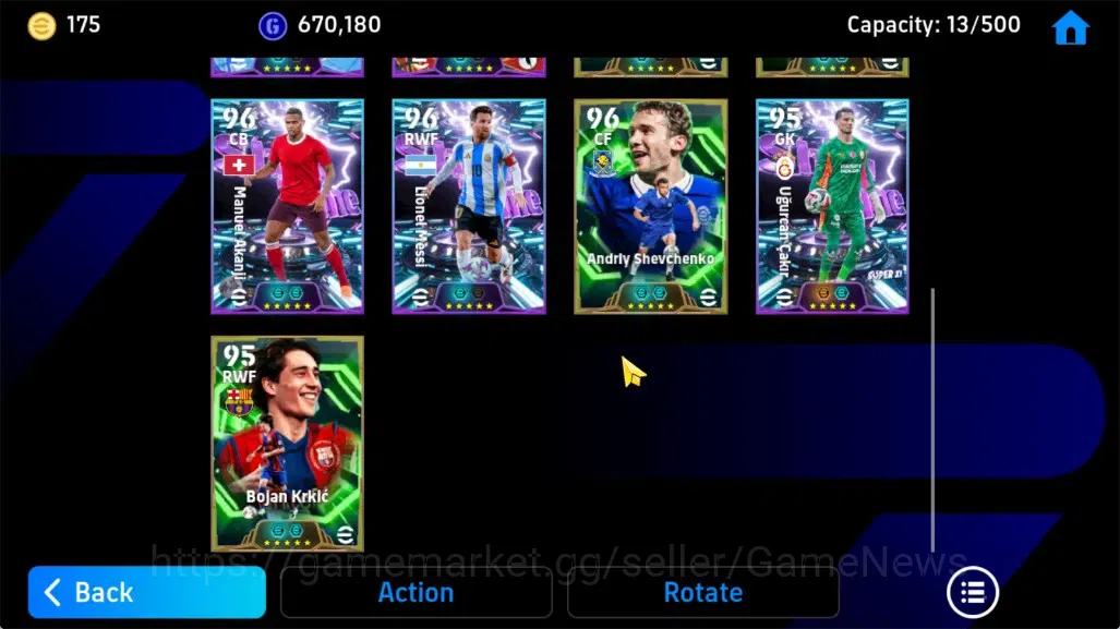 eFootball Accounts Android|Epic Jan Koller,Andry Shevchenko,Bojan Krk image 8