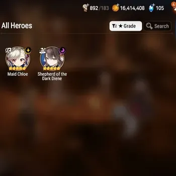 Epic Seven Accounts Starter Global Unverif|Fersh Starter|2 ML(SD.Diene,Maid Chloe)|PoH+Bless ON|Mystic 200|Check