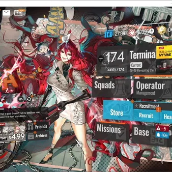 Arknights Accounts High-End Global|Lv 82|214 OP, 28 Outfits|11 Limited+Full Collab AM|Sakiko