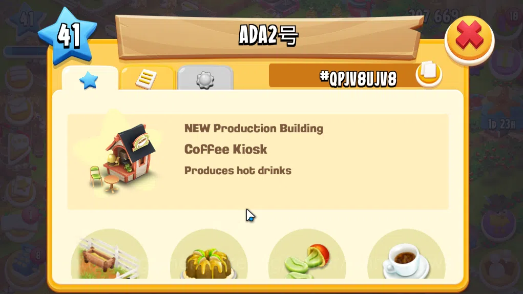 Hay Day Accounts Level 41 | Barn Storage 1100 + Silo Storage 625 | 207k Coins, 4 Diamonds |CN ON|Log Supercell ID|Take 11