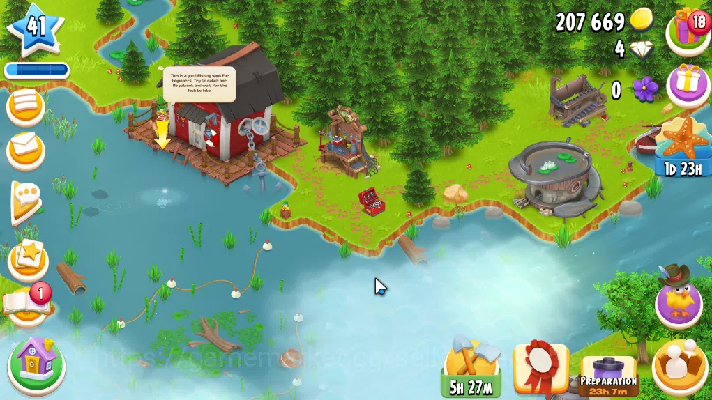 Hay Day Accounts Level 41 | Barn Storage 1100 + Silo Storage 625 | 207k Coins, 4 Diamonds |CN ON|Log Supercell ID|Take 5