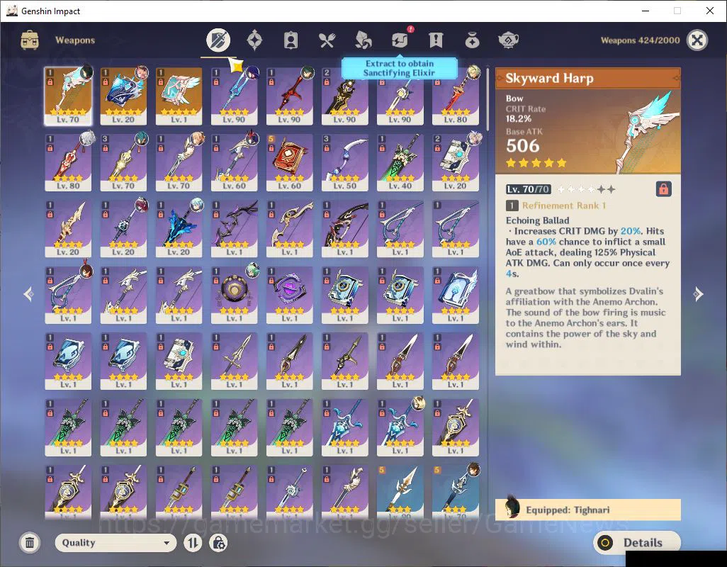 Genshin Impact Accounts ASIA|AR 55|5 Limited +3(*5Weapon)|Zibai,Raiden,Kaz image 3