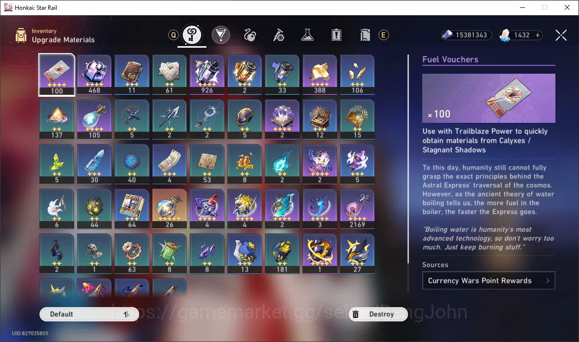 Honkai Star Rail Accounts [ASIA] TL 61 | 12 Limit | Rappa | The Dahlia | Dan image 10