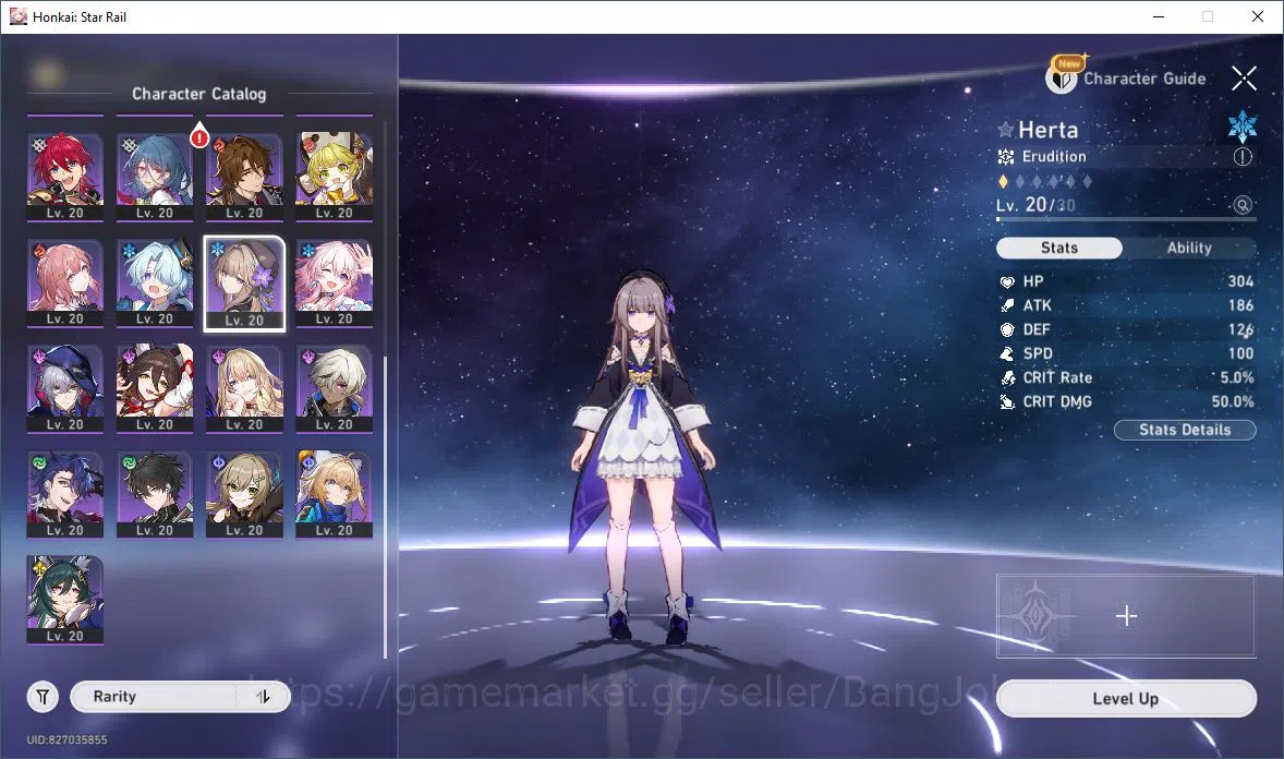 Honkai Star Rail Accounts [ASIA] TL 61 | 12 Limit | Rappa | The Dahlia | Dan image 13