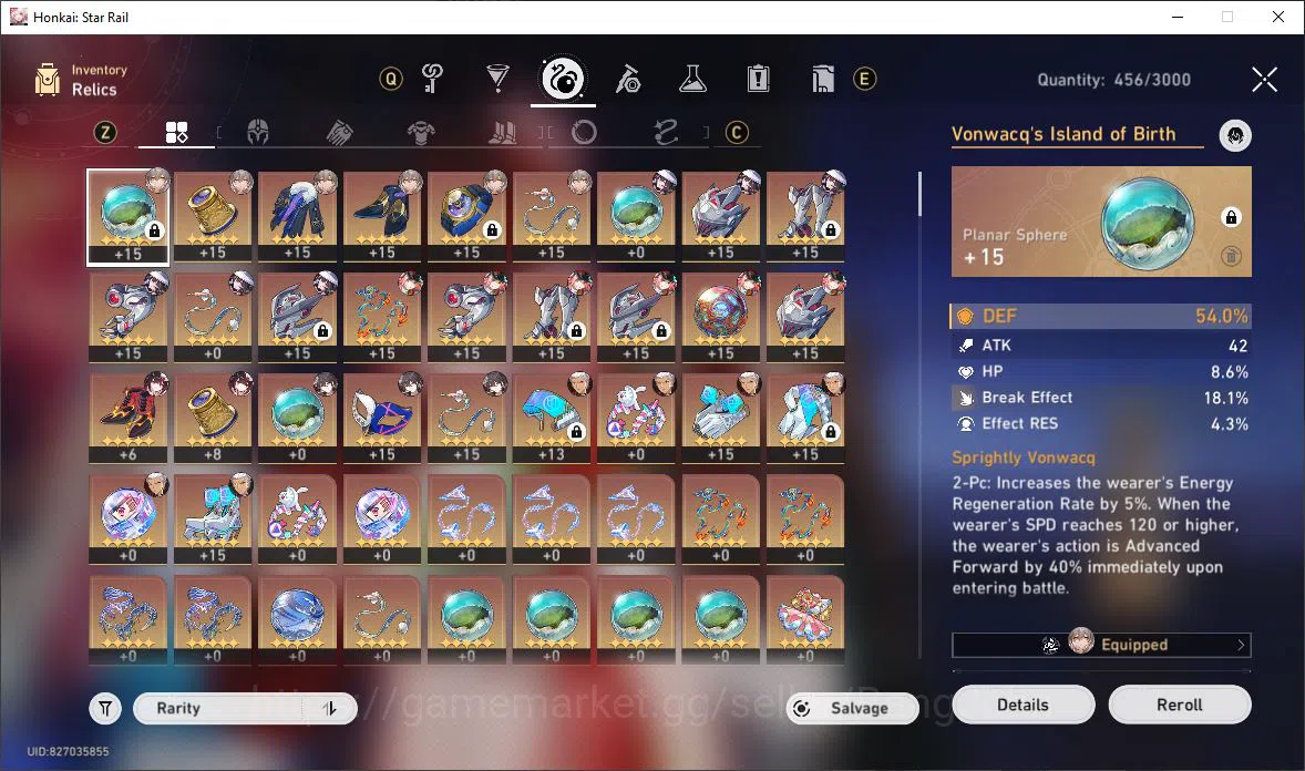 Honkai Star Rail Accounts [ASIA] TL 61 | 12 Limit | Rappa | The Dahlia | Dan image 8
