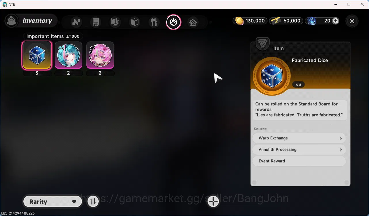 Neverness to Everness Accounts America | Starter Lvl 3 | 2 S Nanally, Hathor + Gl image 5