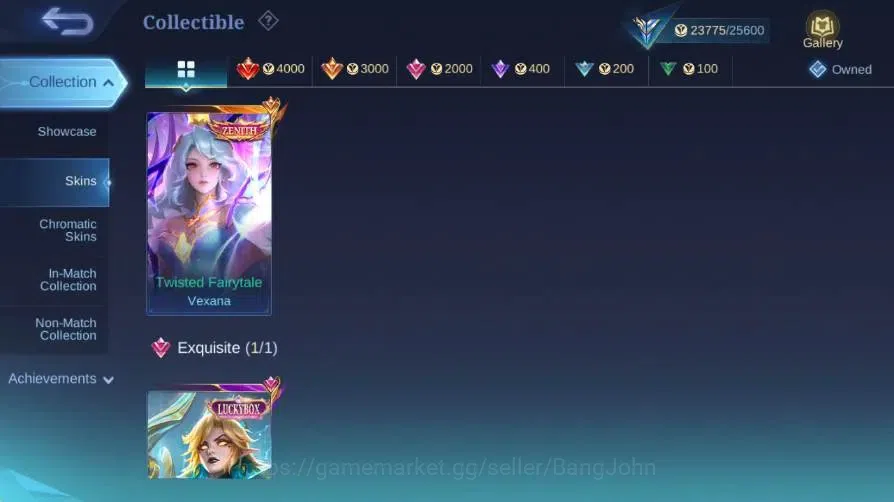 Mobile Legends: Bang Bang Accounts Global|Skin 121|Expert|Zenith Vexana|LuckyBox Eudo image 13