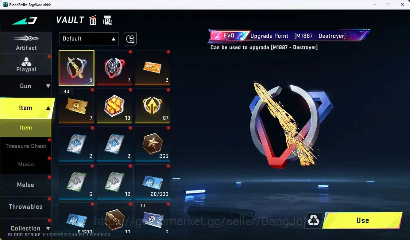 Blood Strike Accounts ASIA|1 Ultra Melee: Lightblade | 3 Collab Gun [AOT image 12