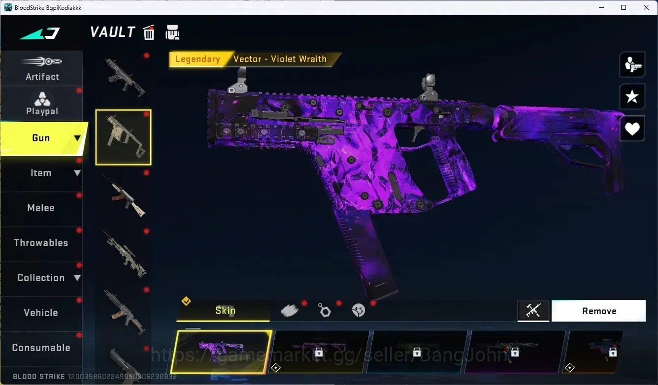 Blood Strike Accounts ASIA|1 Ultra Melee: Lightblade | 3 Collab Gun [AOT image 3