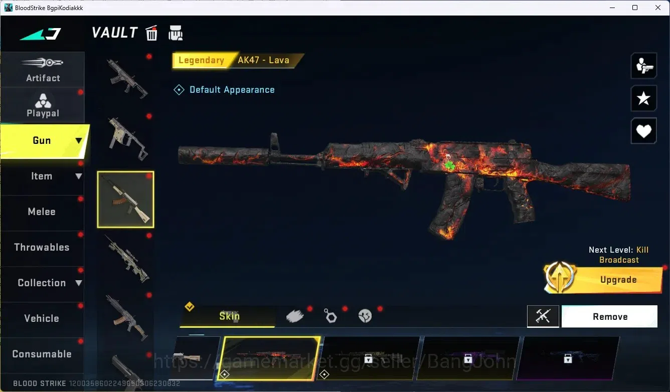 Blood Strike Accounts ASIA|1 Ultra Melee: Lightblade | 3 Collab Gun [AOT image 4