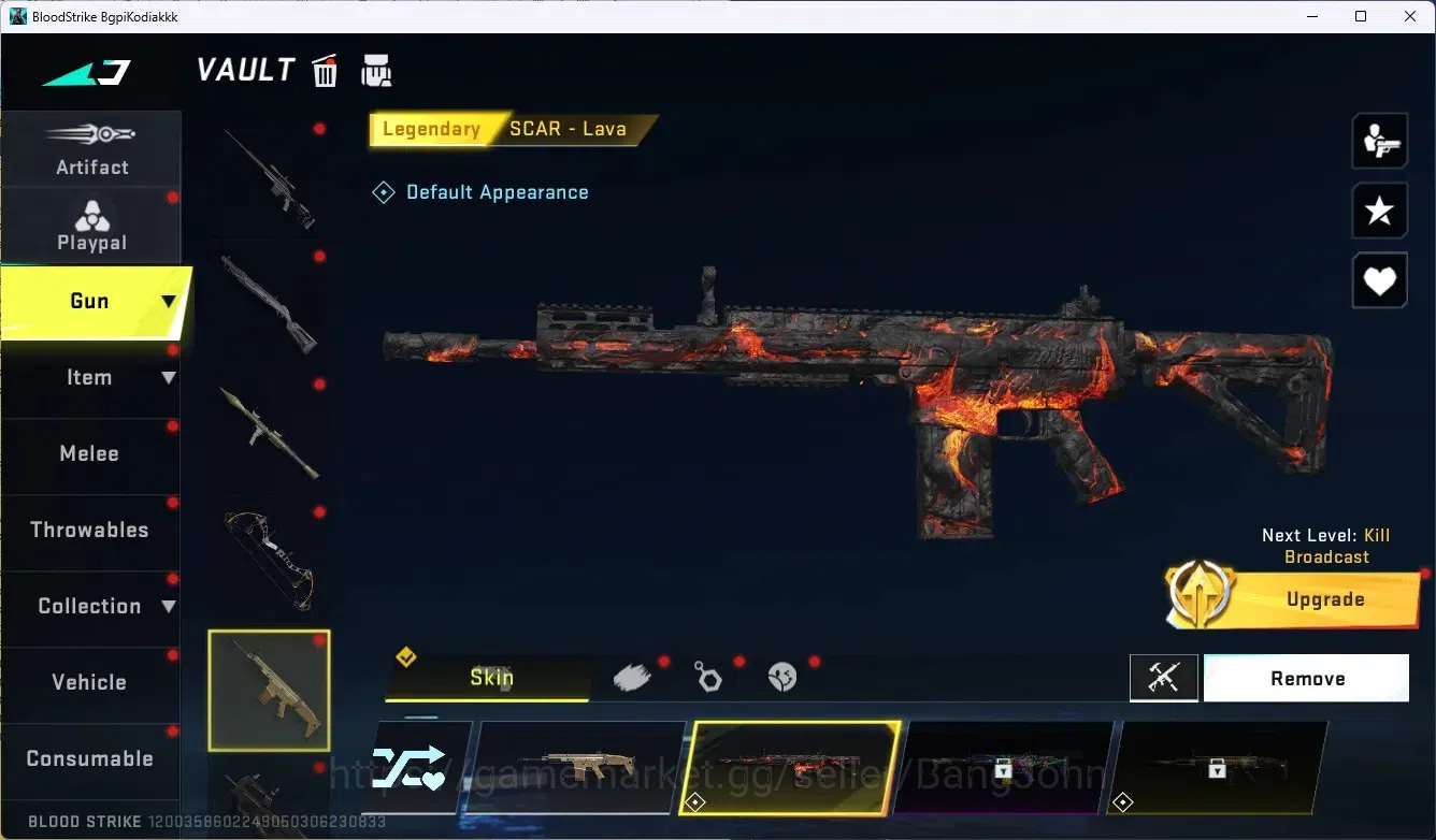 Blood Strike Accounts ASIA|1 Ultra Melee: Lightblade | 3 Collab Gun [AOT image 8