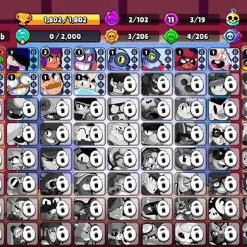 Brawl Stars Accounts 1802Trophy|19 Brawlers 3 Max Lvl [Lumi,Emz,Colt]|1 image 1