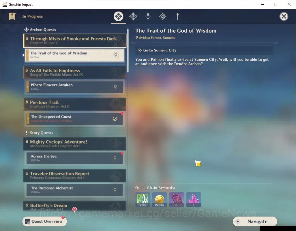 Genshin Impact Accounts Asia|AR 50|1822 Primogem|4 Limited + 3 (*5 Weapon) image 13