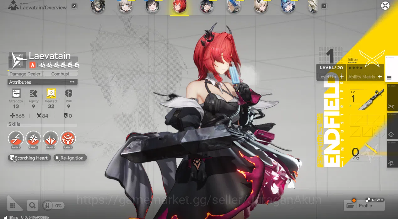 NA/EU LVL 2 | Fresh Starter + 1 Meta SSR (Laevatain) + 6 SR Character |Skip Tutorial| GrypLink| (END1305) Arknights: Endfield Accounts NA/EU LVL 2 | Fresh Starter + 1 Meta SSR (Laevatai image 1