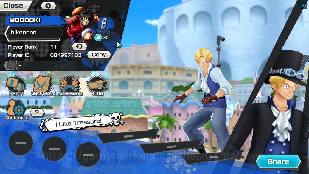 One Piece Bounty Rush Accounts Global| 4 EX|Gear5 D.Luffy,Great Pirate D.Roger,Gr image 2
