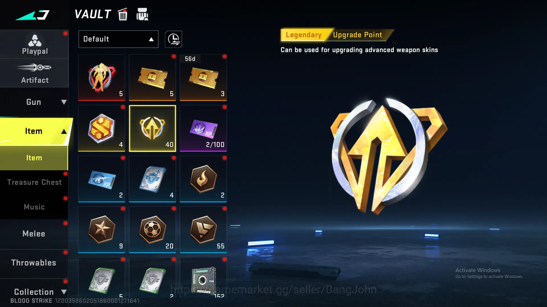 Blood Strike Accounts Eternal Zero | INP9 Ultra | Blast Ultra | AK47 Leg image 13