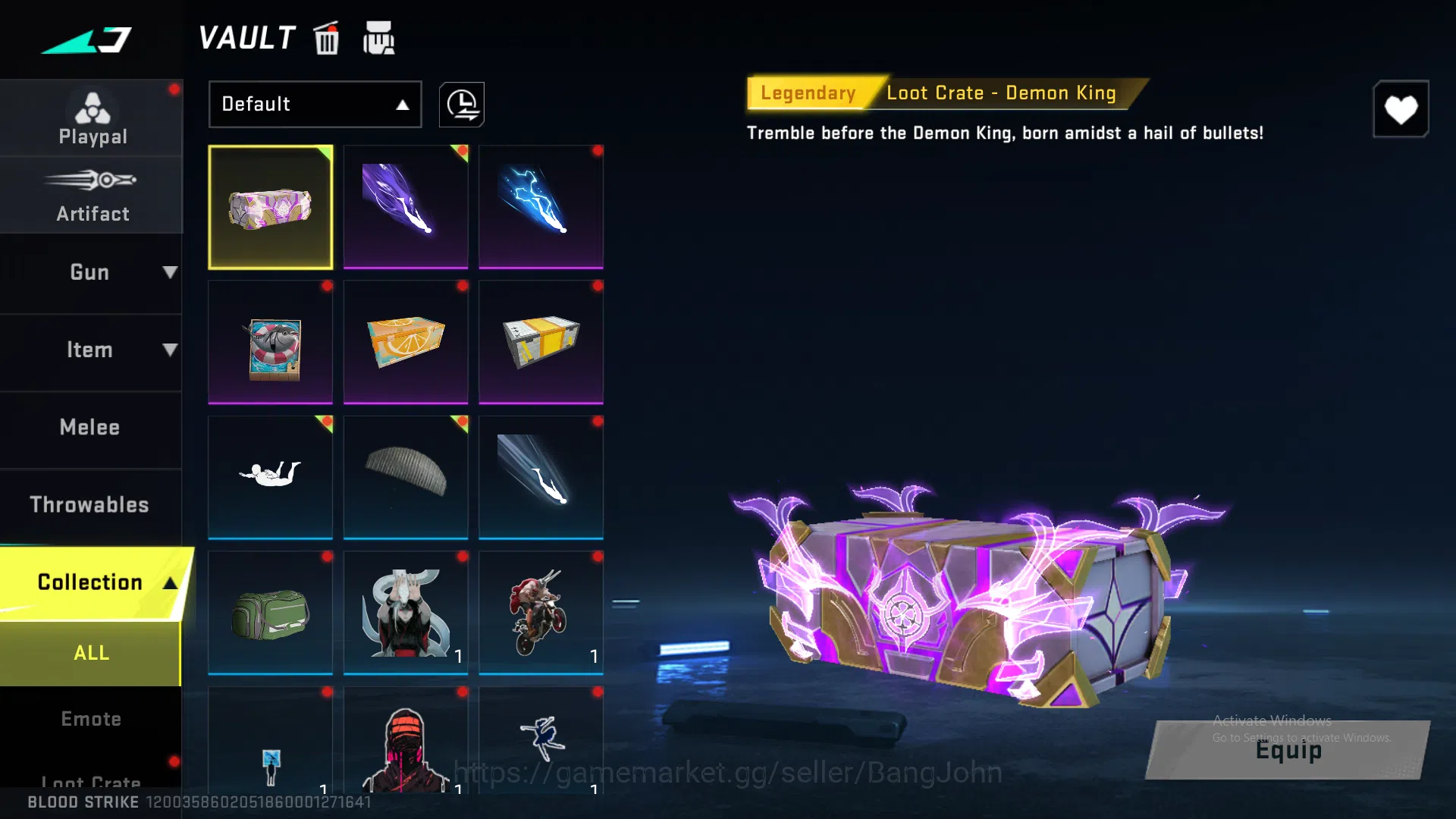 Blood Strike Accounts Eternal Zero | INP9 Ultra | Blast Ultra | AK47 Leg image 15