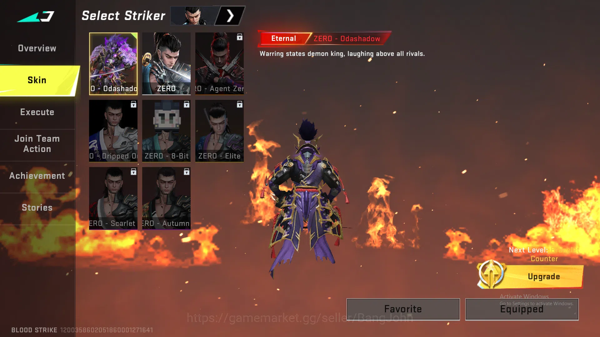 Blood Strike Accounts Eternal Zero | INP9 Ultra | Blast Ultra | AK47 Leg image 16