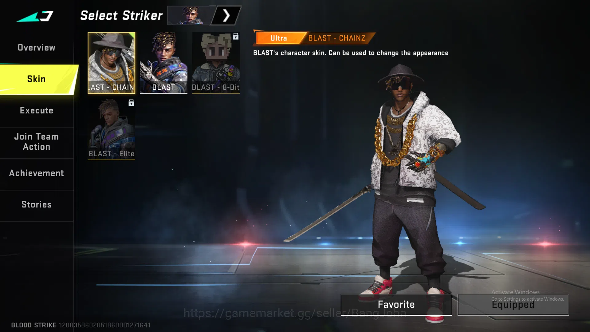 Blood Strike Accounts Eternal Zero | INP9 Ultra | Blast Ultra | AK47 Leg image 17