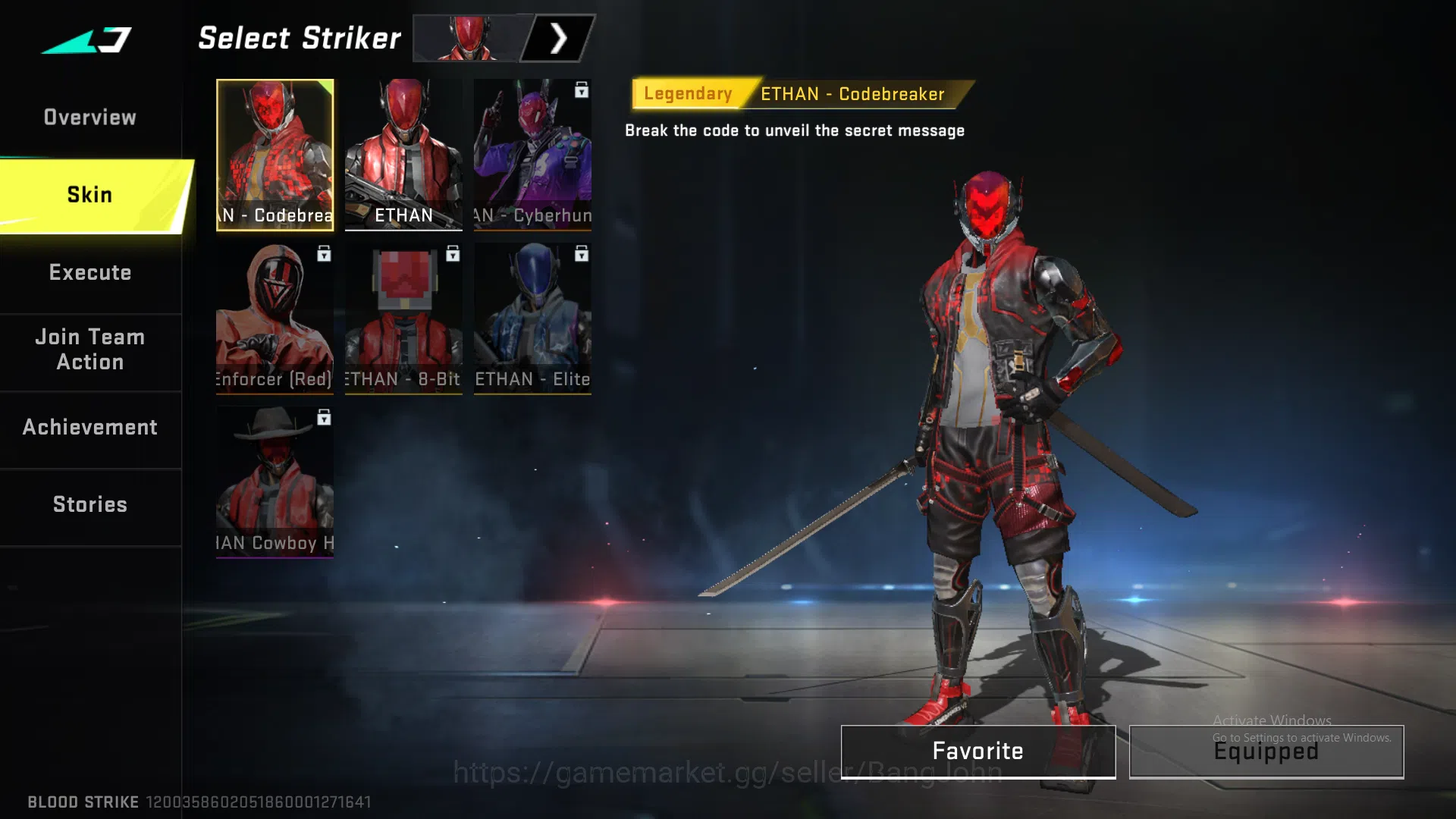 Blood Strike Accounts Eternal Zero | INP9 Ultra | Blast Ultra | AK47 Leg image 18