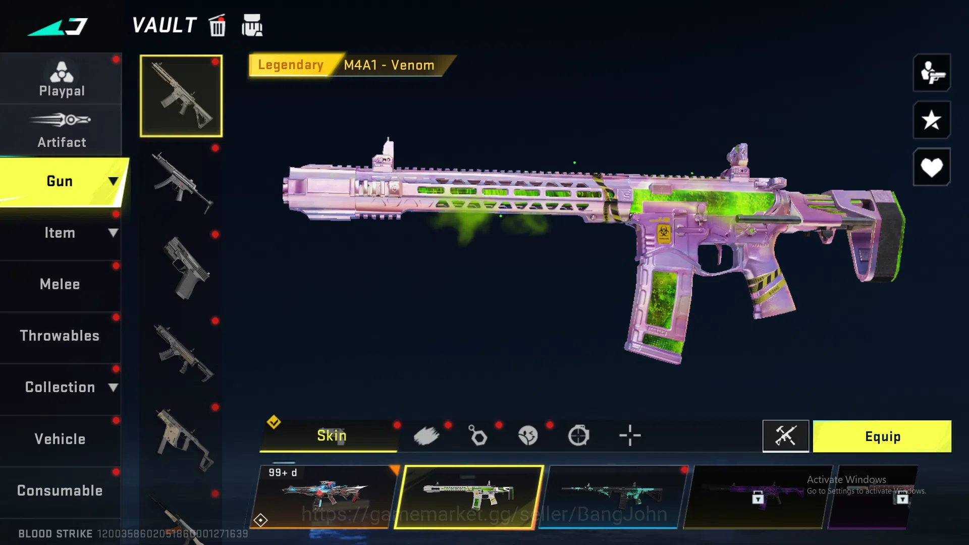 Blood Strike Accounts Eternal Zero | INP9 Ultra | Blast Ultra | AK47 Leg image 2