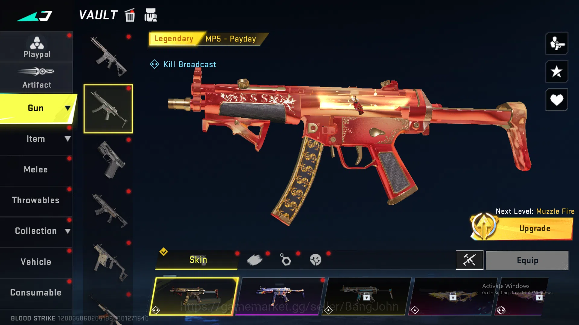 Blood Strike Accounts Eternal Zero | INP9 Ultra | Blast Ultra | AK47 Leg image 3